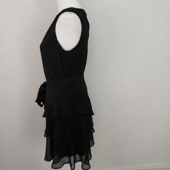 1. State Black Tiered Mini Sleeveless Dress NWT - Picture 8 of 12